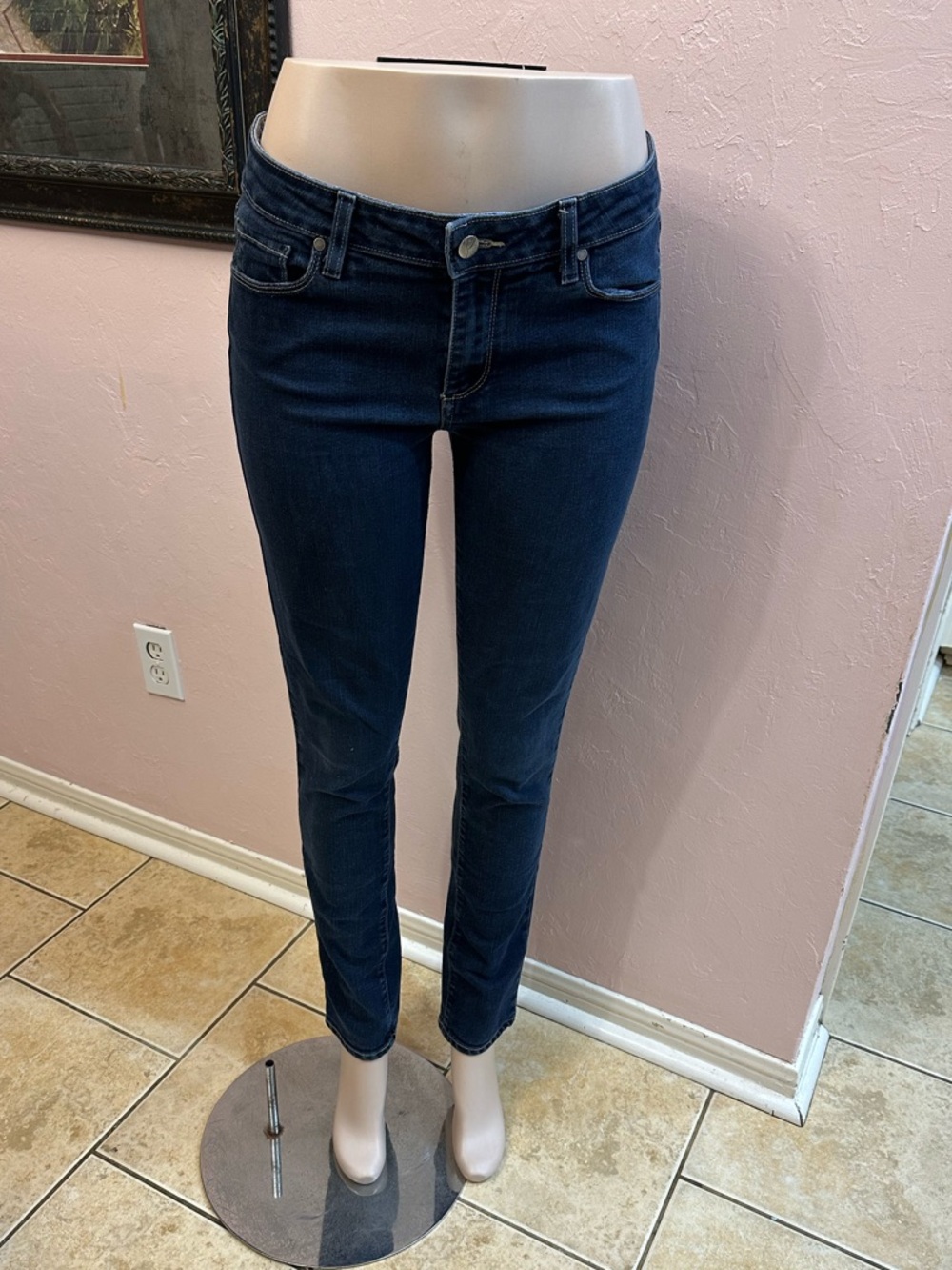 Dark Blue Denim Jeans